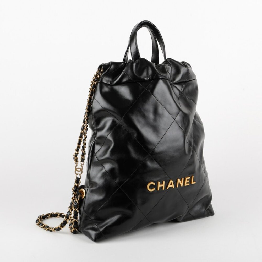 Chanel 22 Backpack Black Lambskin - Picture 3 of 7